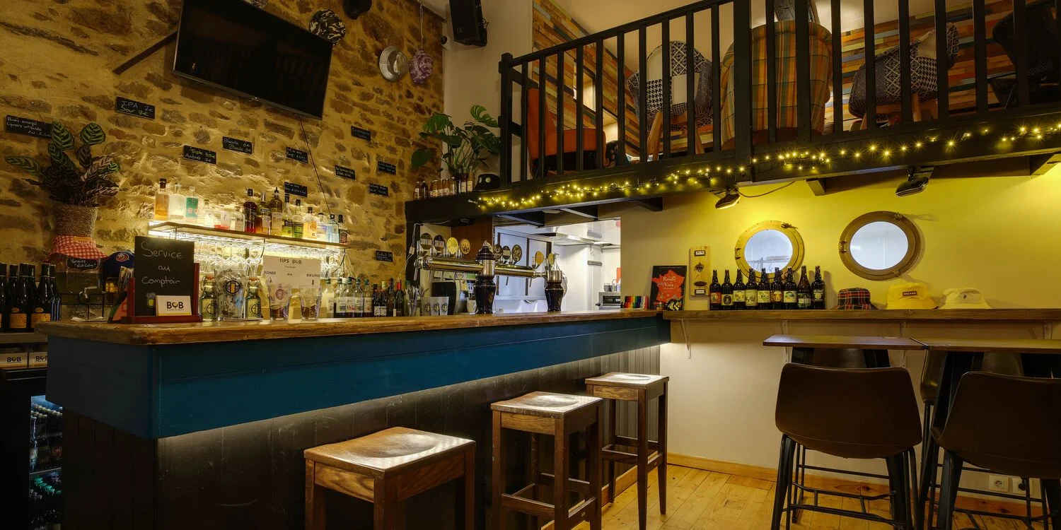 La salle du bar BOB Lyon 1