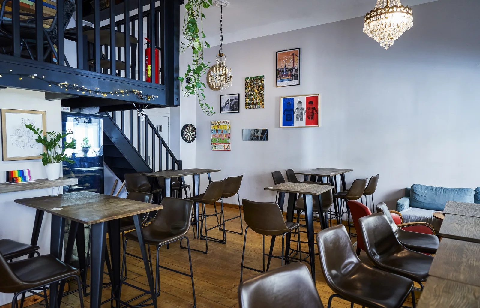 La salle du bar BOB Lyon 1